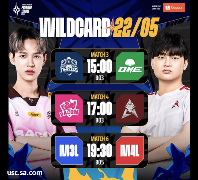 LỊCH THI ĐẤU WILDCARD APL 2026 NGÀY 22/05 4 Screenshot 2026 05 22 135256